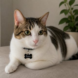 Memorial photo of Zoro, a beloved Cat remembered in Iquique, Chile